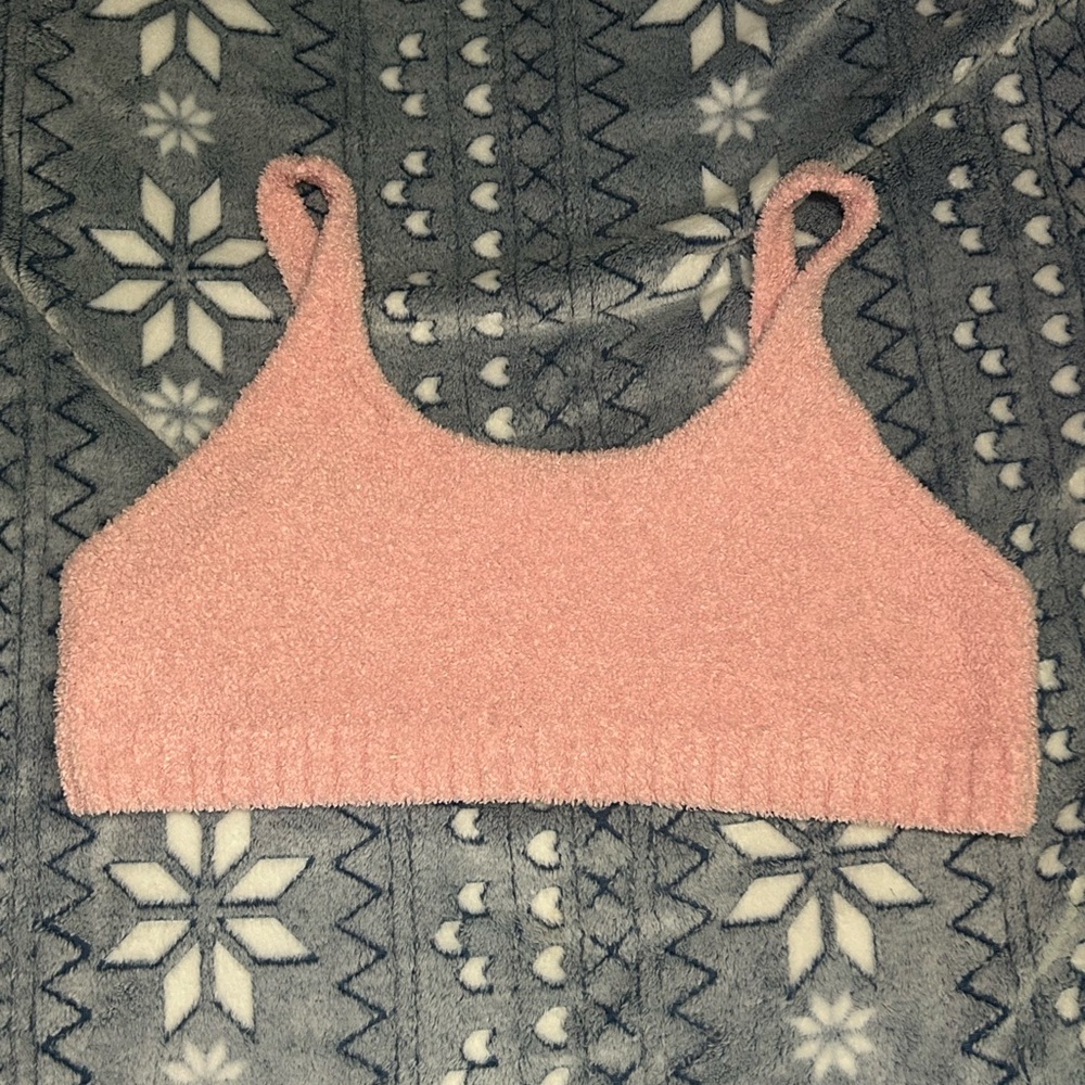 Colsie Soft Pink Fuzzy Top